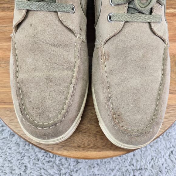 Cole Haan Mens 11M Tan Suede Leather Lace Up Moc Toe Casual Daily Chukka Boots main image 6
